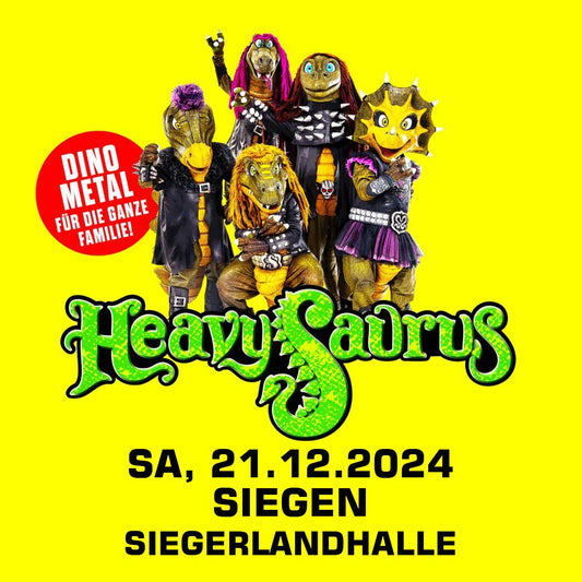 21.12.24 - Heavysaurus Konzert - Siegen - Siegerlandhalle