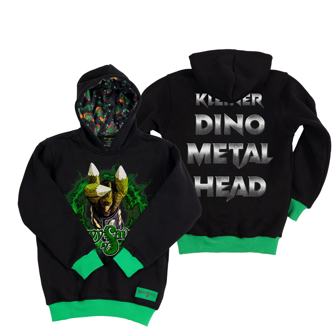 Kleiner Dino Metal Head Hooded Sweatshirt Kids