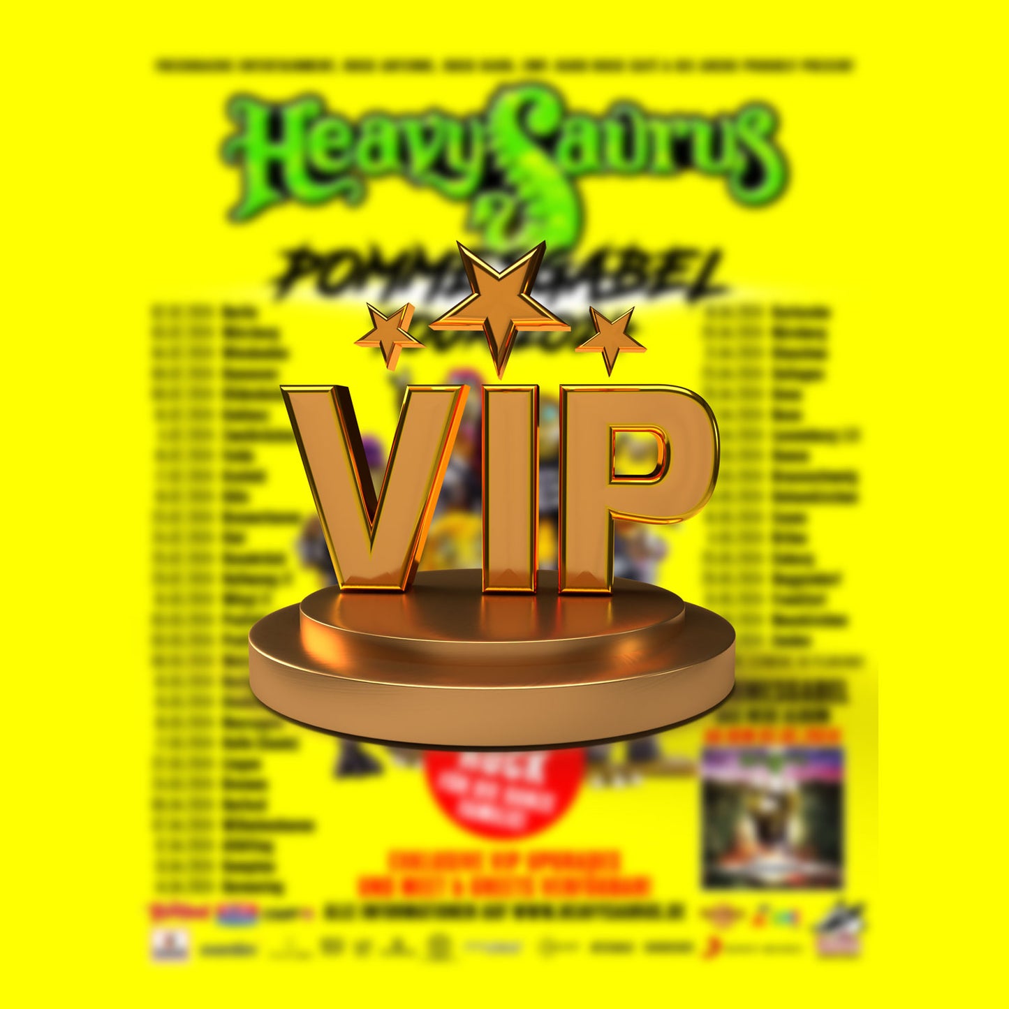 Heavysaurus - Pommesgabel Tour 2024 - VIP Ticket Upgrades