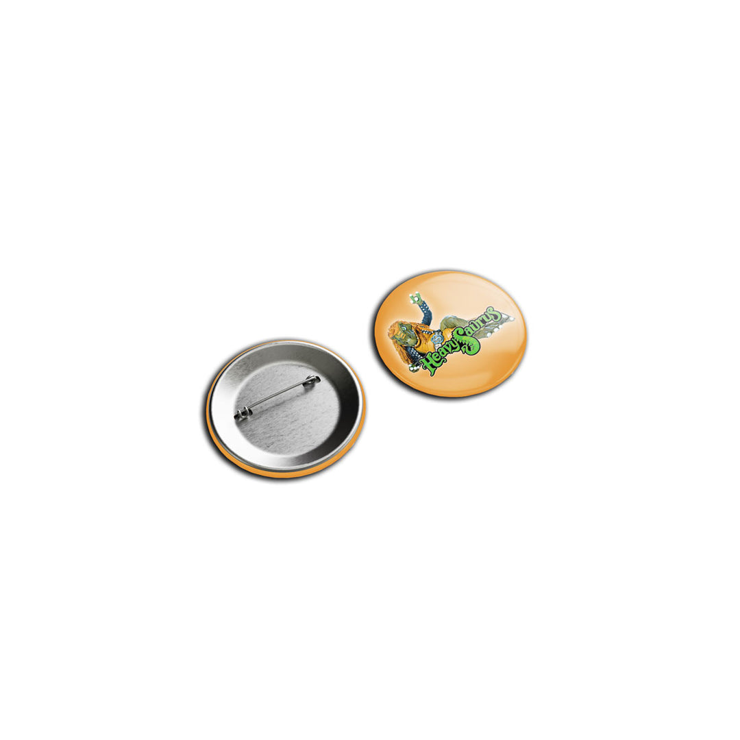 Button - Mister HeavySaurus - 25mm