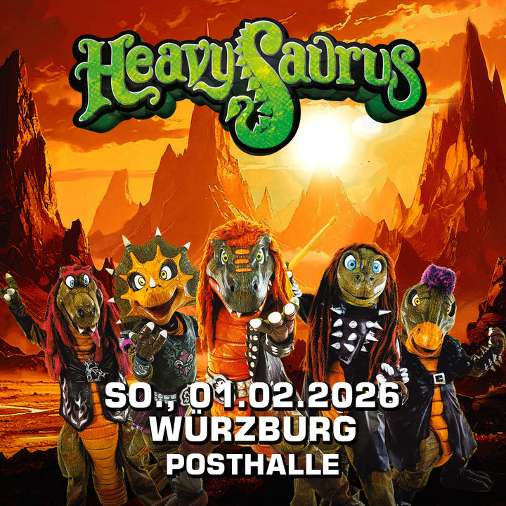 01.02.26 - Heavysaurus Konzert - Würzburg - Posthalle