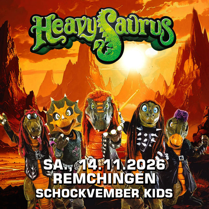 14.11.26 - Heavysaurus Konzert - Remchingen - Schockvember Kids