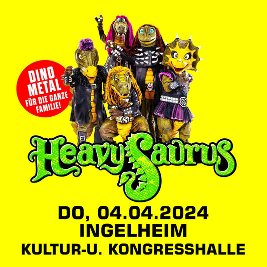 04.04.24 - Heavysaurus Konzert - Ingelheim - Kultur- und Kongresshalle