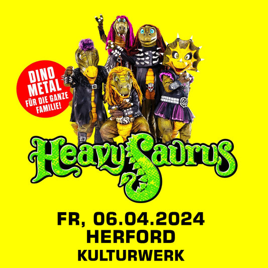 06.04.24 - Heavysaurus Konzert - Herford - Kulturwerk