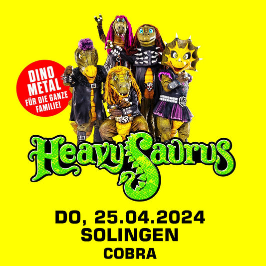 25.04.24 - Heavysaurus Konzert - Solingen - Cobra