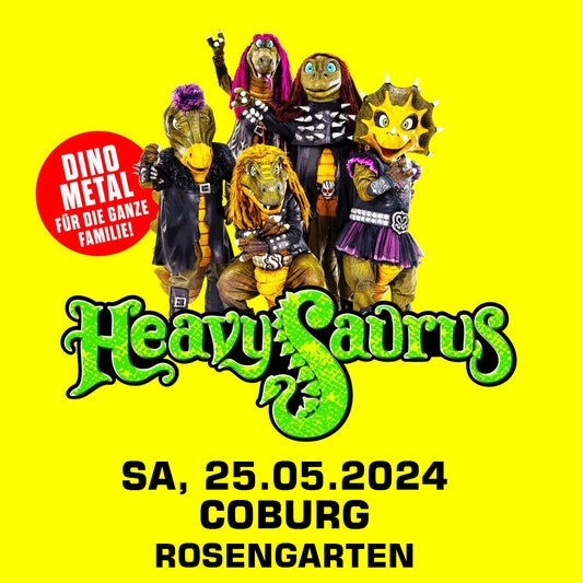 25.05.24 - Heavysaurus Konzert - Coburg - Rosengarten