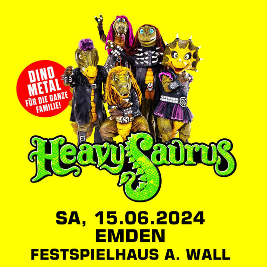 15.06.24 - Heavysaurus Konzert - Emden - Festspielhaus am Wall