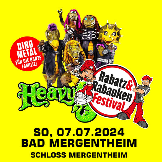 07.07.24- Heavysaurus Konzert - Bad Mergentheim - Schloss Mergentheim - Rabatz & Rabauken Festival 2024