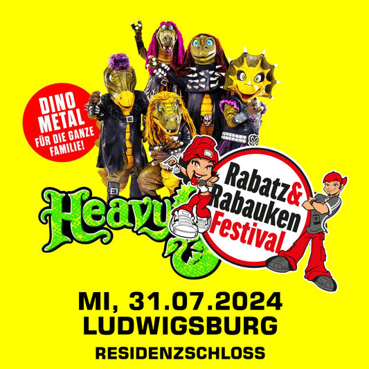 31.07.24- Heavysaurus Konzert - Ludwigsburg - Residenzschloss - Rabatz & Rabauken Festival 2024