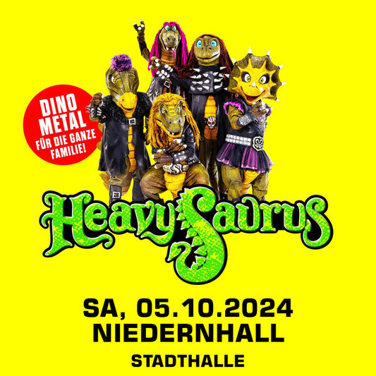 05.10.24 - Heavysaurus Konzert - Niedernhall - Stadthalle