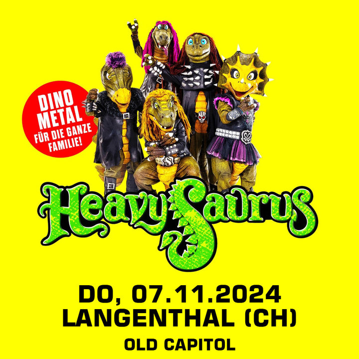 07.11.24 - Heavysaurus Konzert - Langenthal (CH) - Old Capitol (Ausverkauft)