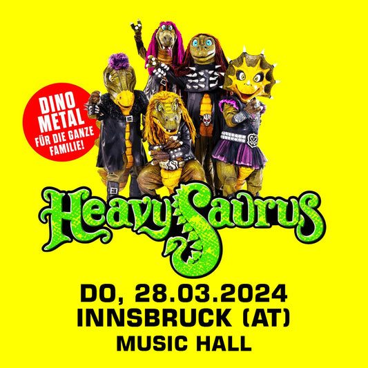28.03.24 - Heavysaurus Konzert - Innsbruck - Music Hall
