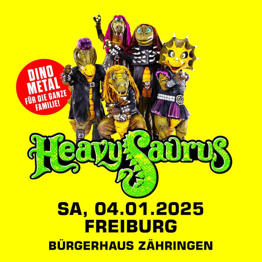 04.01.25 - Heavysaurus Konzert - Freiburg - Bürgerhaus Zähringen
