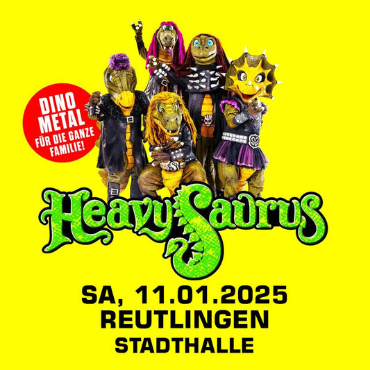11.01.25 - Heavysaurus Konzert - Reutlingen - Stadthalle