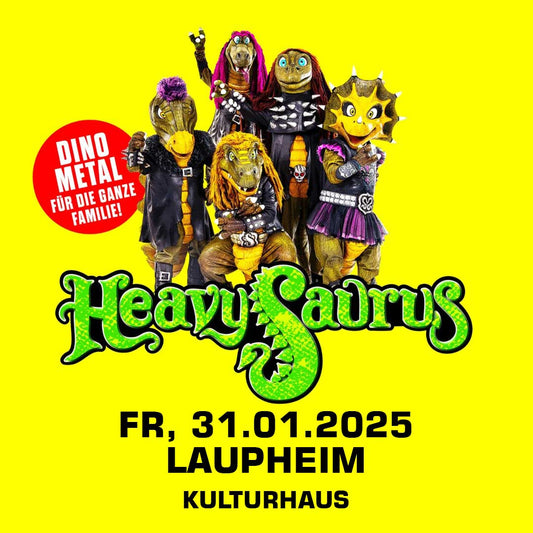 31.01.25 - Heavysaurus Konzert - Laupheim - Kulturhaus