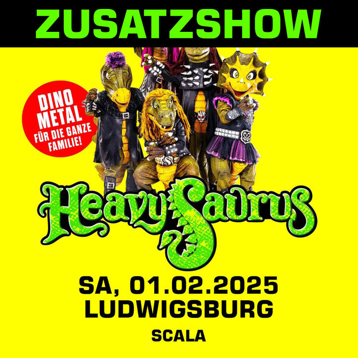 01.02.25 - Heavysaurus Konzert - Ludwigsburg - Scala (Zusatzshow)