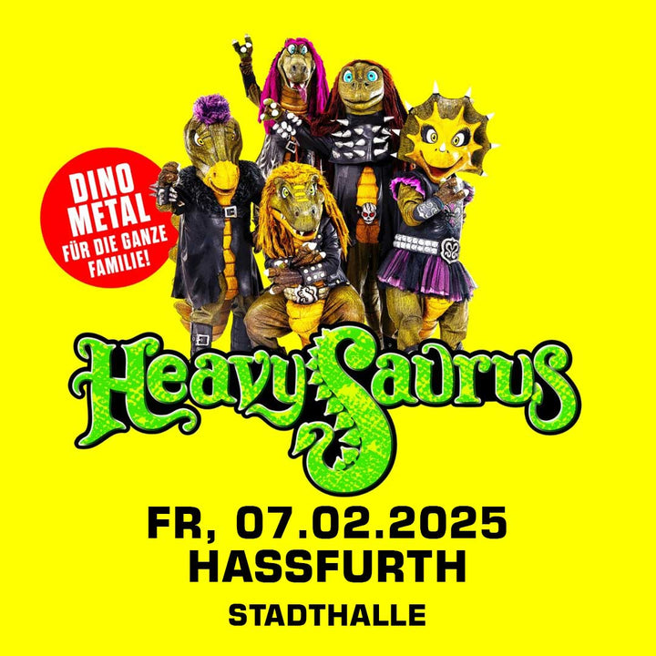 07.02.25 - Heavysaurus Konzert - Haßfurt - Stadthalle