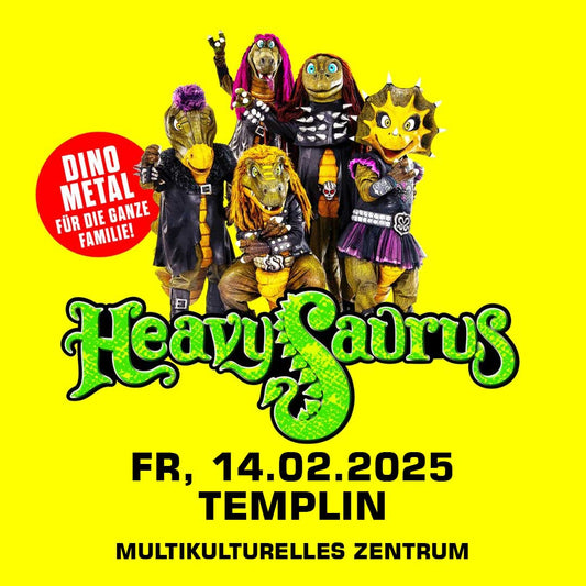 14.02.25 - Heavysaurus Konzert - Templin - Multikultures Zentrum