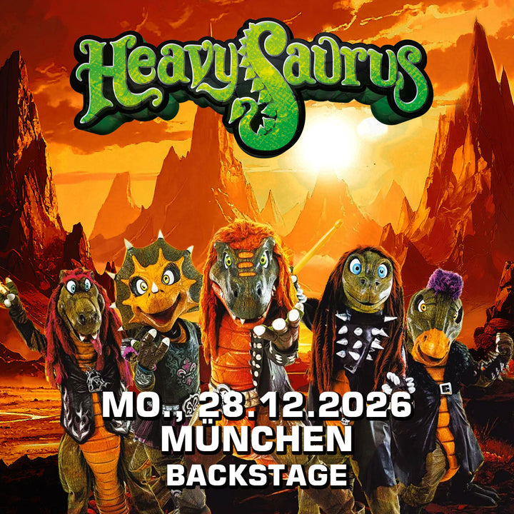 28.12.26 - Heavysaurus Konzert - München - Backstage