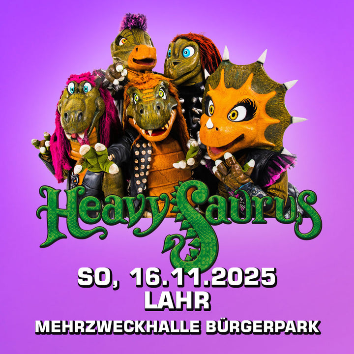 16.11.25 - Heavysaurus Konzert - Lahr - Mehrzweckhalle Bürgerpark