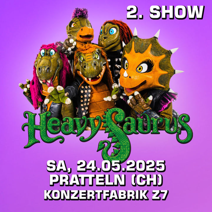 24.05.25 - Heavysaurus Konzert - Pratteln (CH) - Z7 (Ab 3 Jahre!) 2. Show