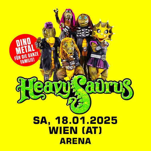 18.01.25 - Heavysaurus Konzert - Wien (AT) - Kulturfabrik Arena