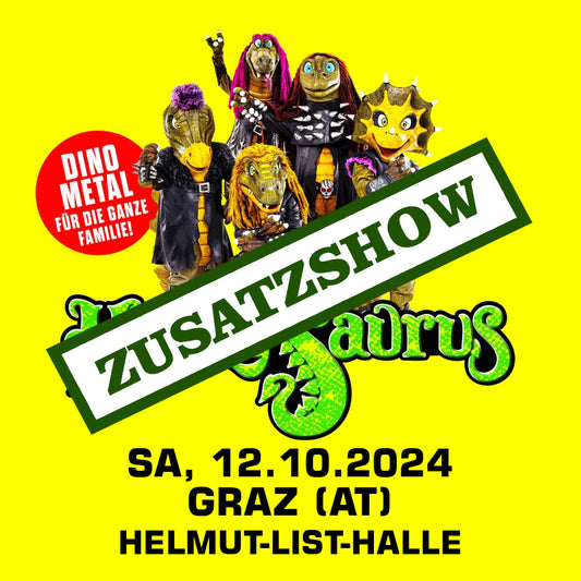 12.10.24 - Heavysaurus Konzert - Graz (AT) - Helmut List Halle (Zusatzshow)