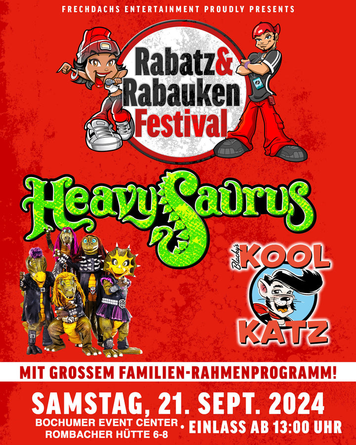 21.09.24 - Heavysaurus Konzert - Bochum Tarm Center - Rabatz & Rabauken Festival