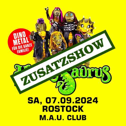 07.09.24 - Heavysaurus Konzert - Rostock - M.A.U. Club (Zusatzshow)
