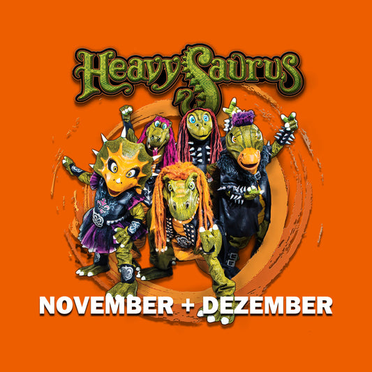 Heavysaurus - Kaugummi ist mega! Tour November und Dezember 2023